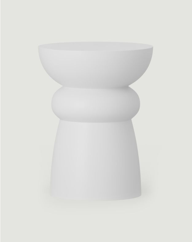 Stolik pomocniczy drewniany FOLD SP5 Biały