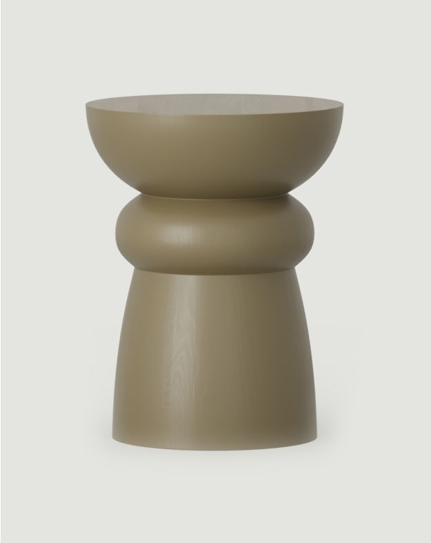 Stolik pomocniczy drewniany FOLD SP5 Oliwkowy