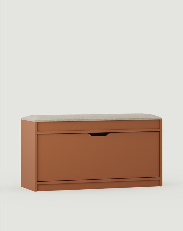 Dulap de pantofi cu scaun FINNES SBH1