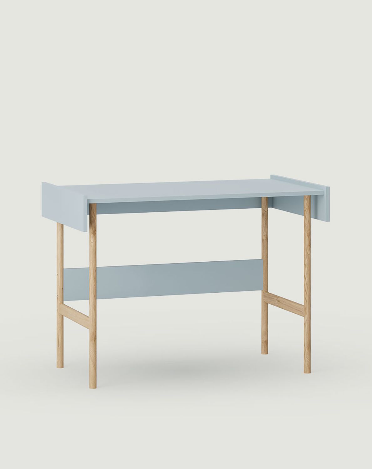 Birou SKRA SKR87
Culoare: Dove Blue
Picioare: Stejar uns cu ulei
