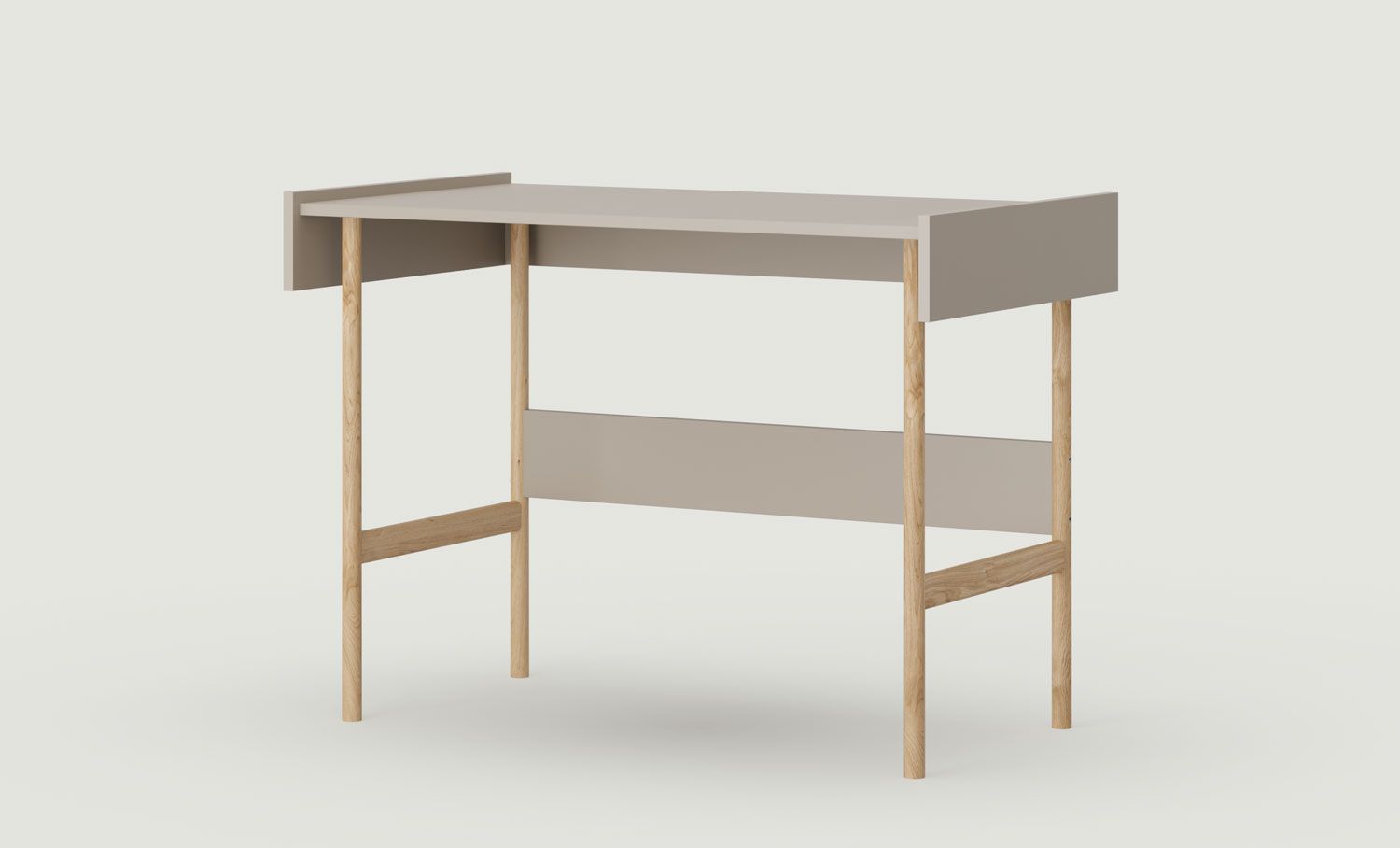 Birou SKRA SKR87
Culoare: Ash White Clay
Picioare: Stejar uns cu ulei