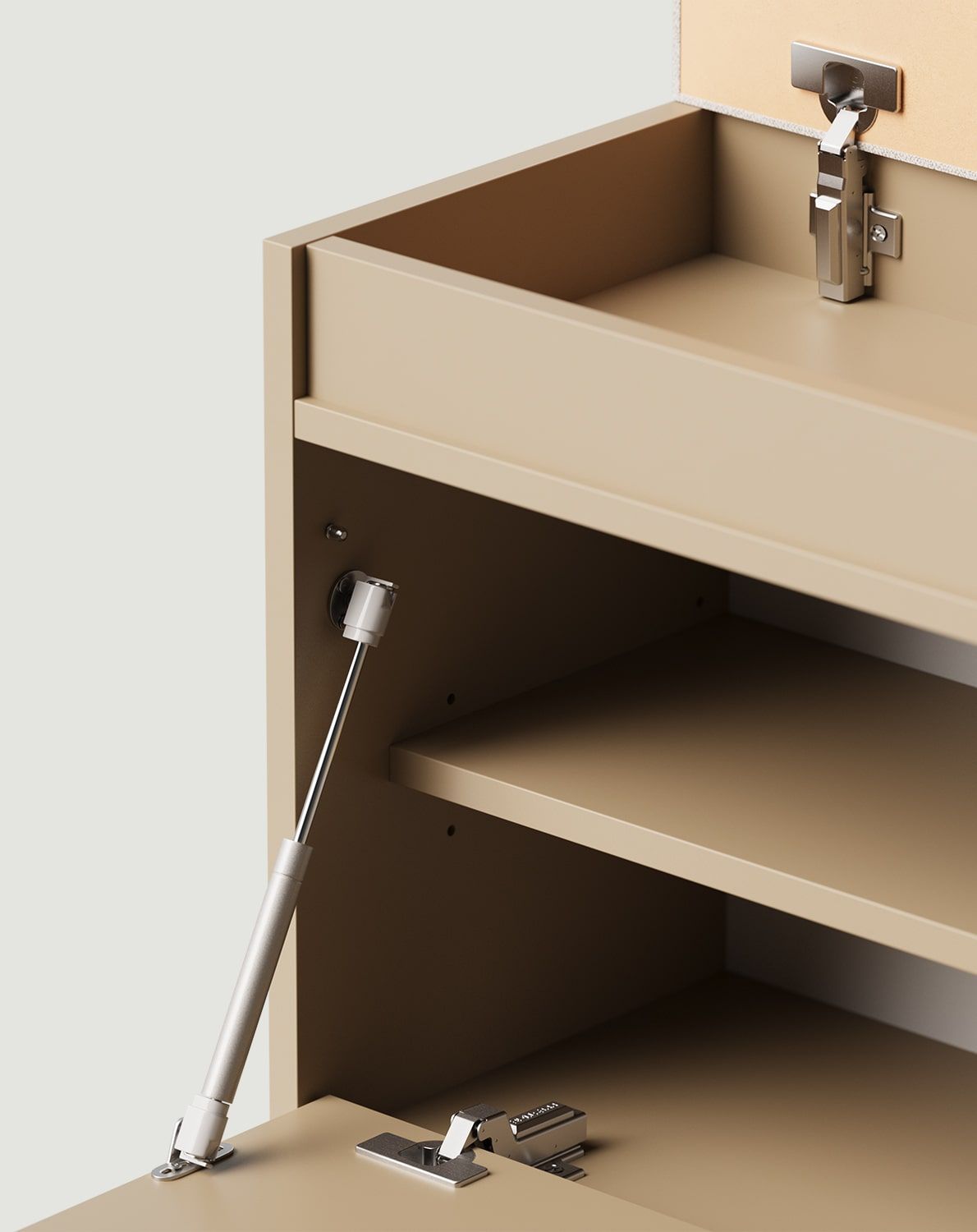 Garderobă mare cu panouri W5P + dulap pentru pantofi SBC2
Culoare: Cappuccino