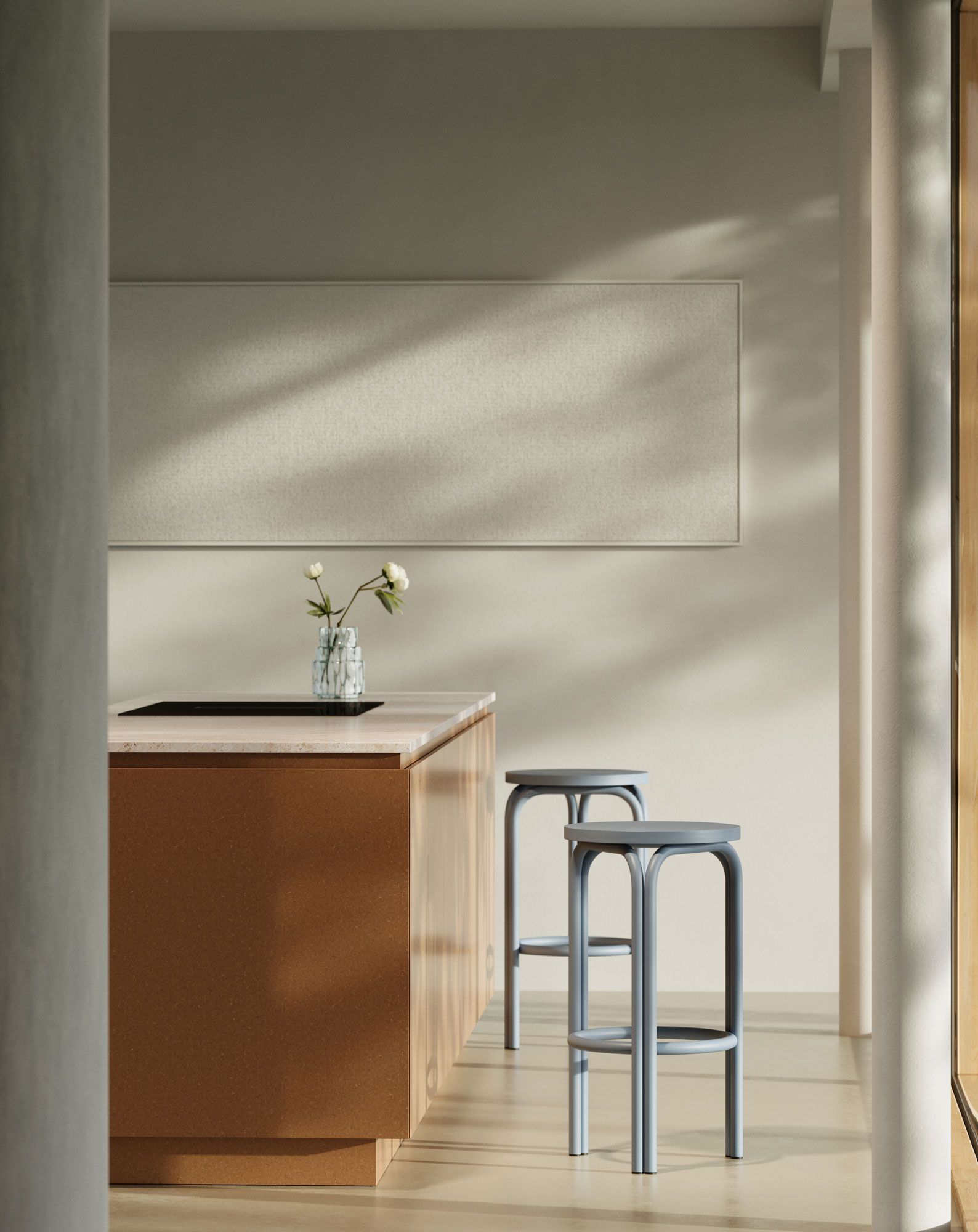 Hocker SAL Porumbel albastru