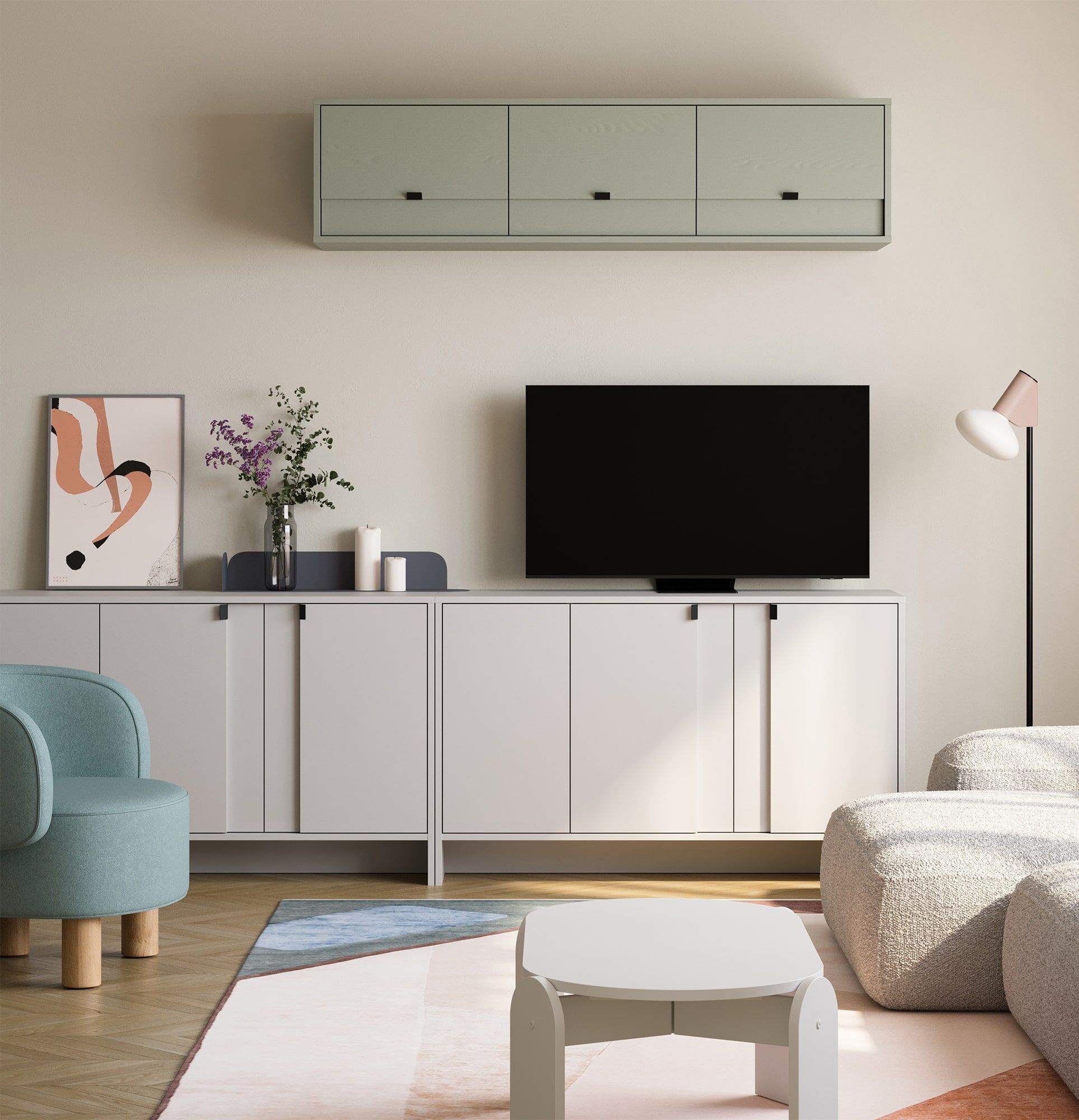 Comodă LAYERS LAY09
Culoare: Silent Grey
Culoare față al doilea strat: Silent Grey
Mâner: LAYERS 42 Black Onyx