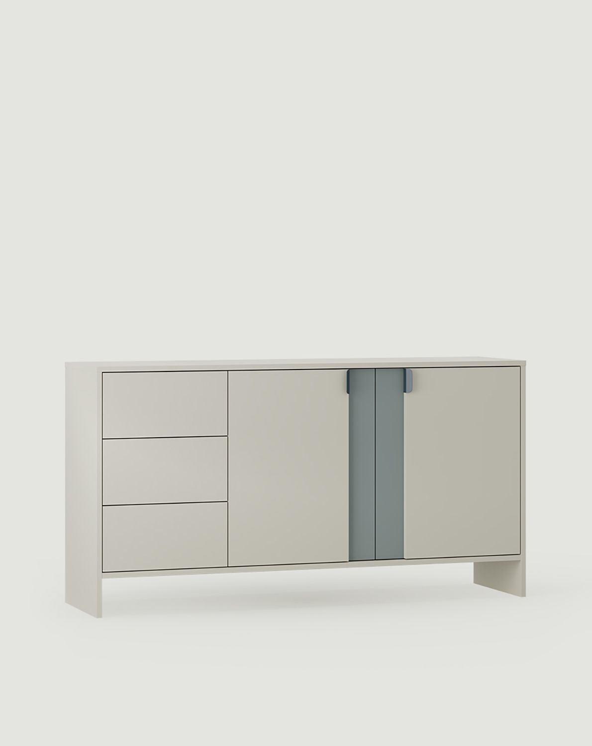 Comodă LAYERS LAY13
Culoare: Milky Way
Culoarea stratului frontal: Twilight Blue
Mâner: Mâner LAYERS 110 Night Sailing