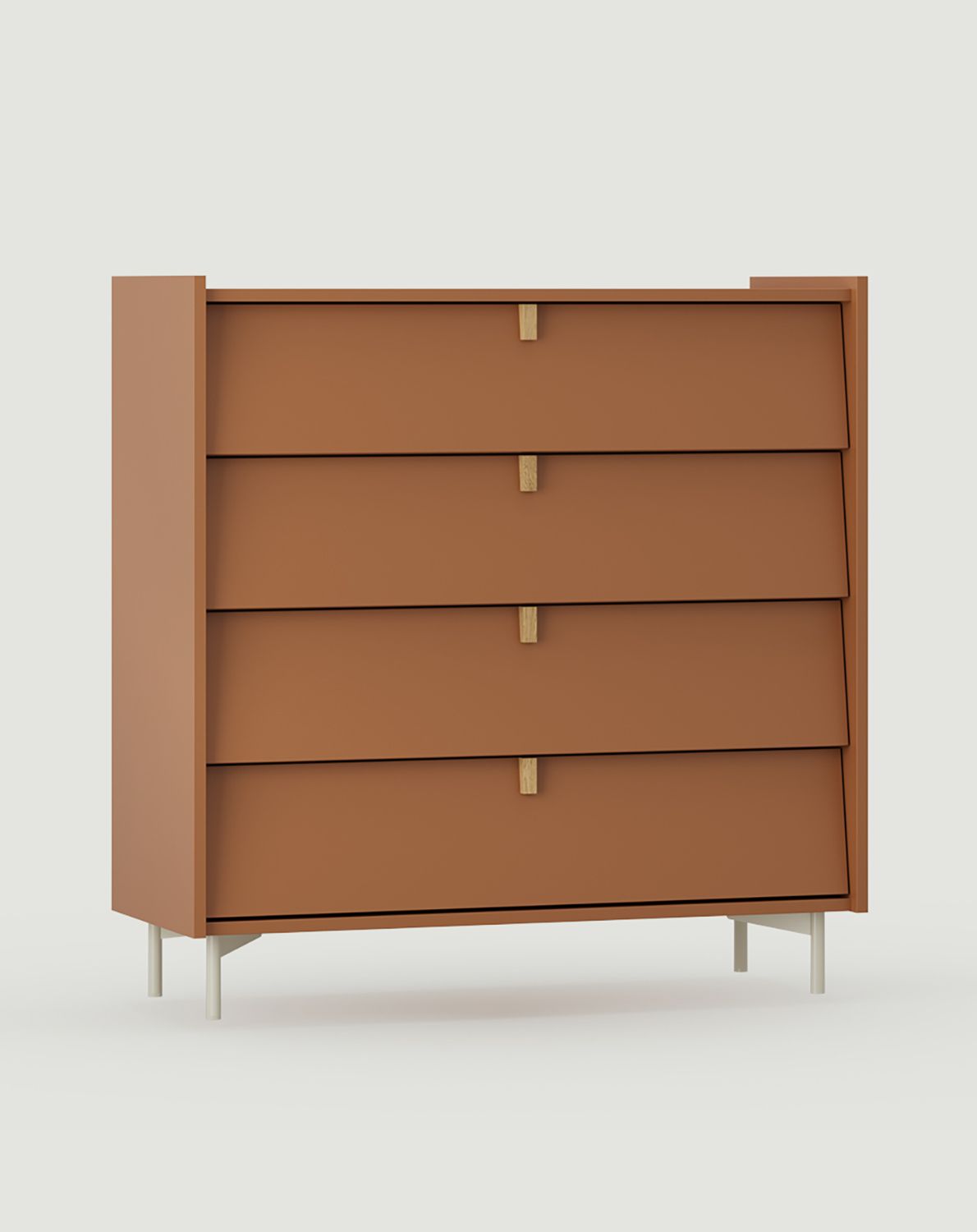 Comodă SKRA SKR26
Culoare: Sahara Deep
Picior: Milky Way
Mâner: Oak Wedge