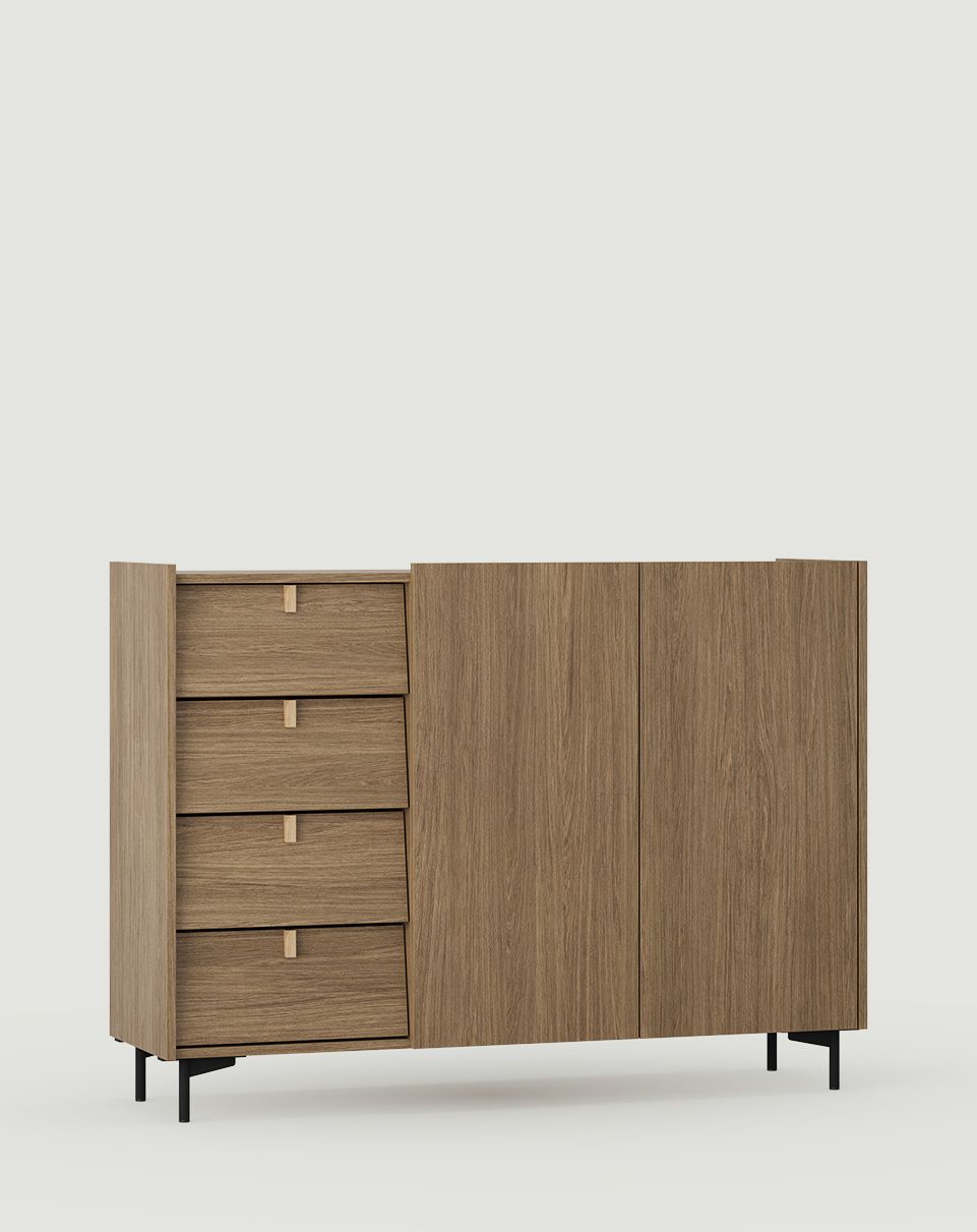 Comodă SKRA SKR27 M
Culoare: Chocolate mousse
Picior: Negru
Mâner: Oak Wedge
                            
                            