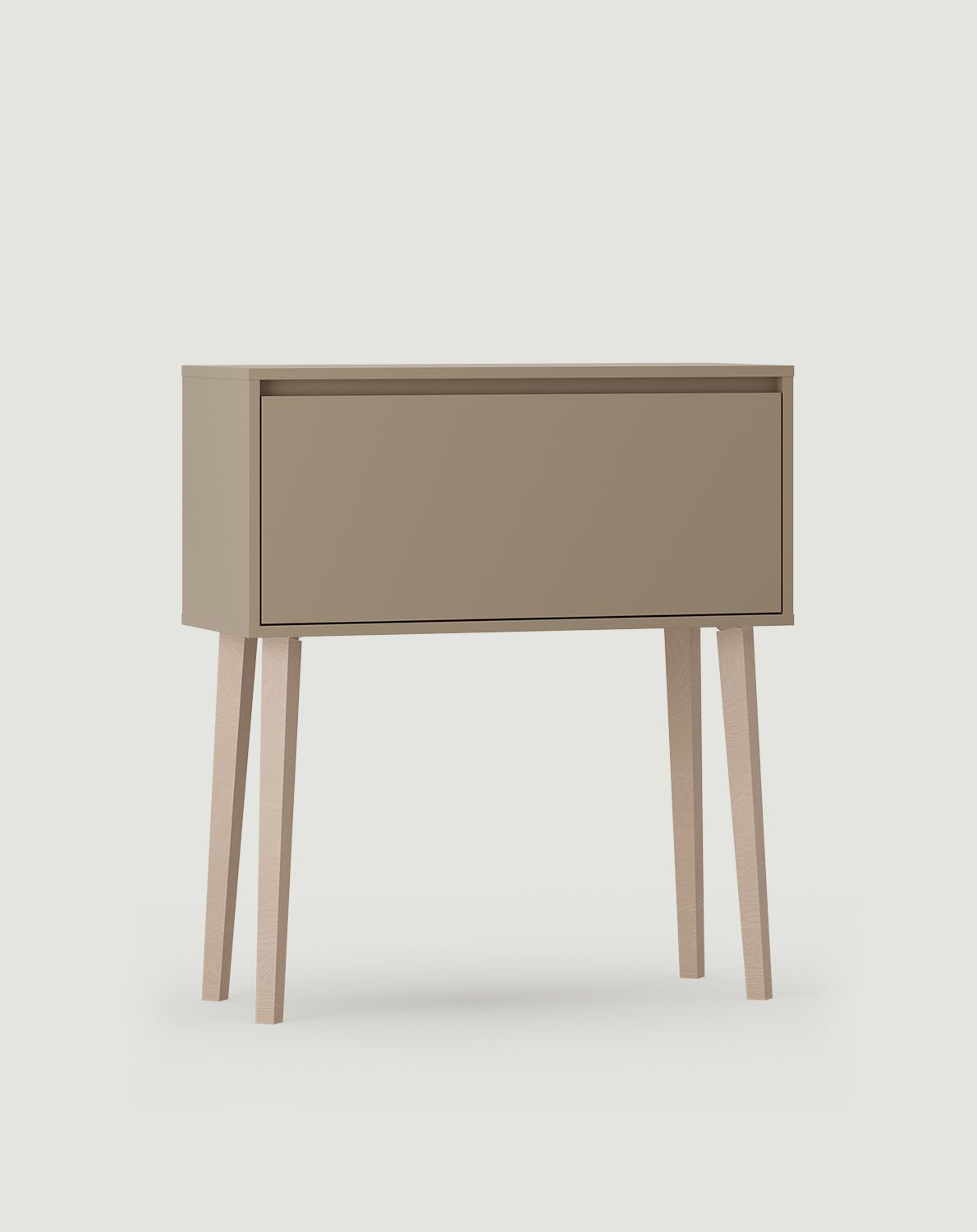 Consolă FENRIS KF1
Culoare: Cappuccino
Picior: trapezoidal fag bej