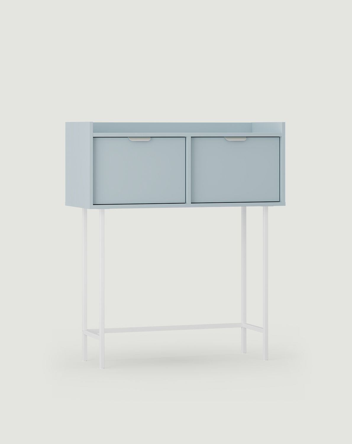 Consolă înaltă SIGI KSW2
Culoare: Dove Blue
Picior: Alb
Mâner: Mâner margine LAYERS 110 Milk Pistachio