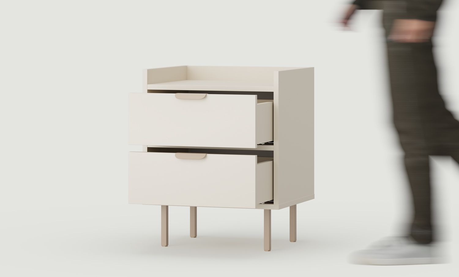 Piedestal de birou SIGI SKPRO2
Culoare: bej șampanie
Picior: Cappuccino
Mâner: LAYERS 110 Cappuccino