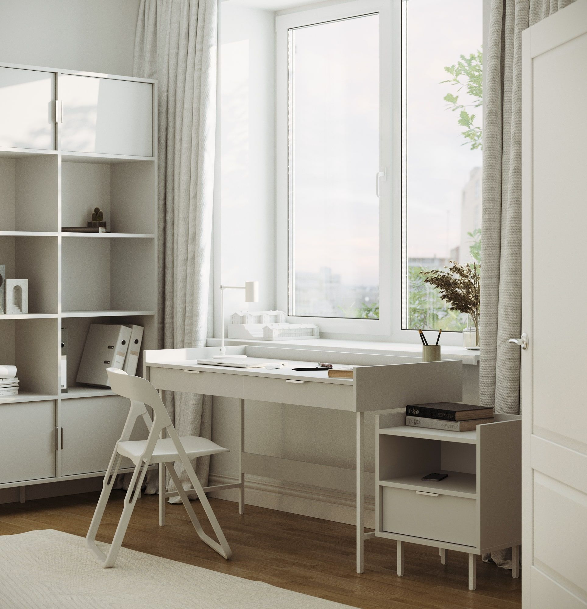 Piedestal de birou SIGI SKPRO3
Culoare: Silent Grey
Picior: Alb
Mâner: LING argintiu