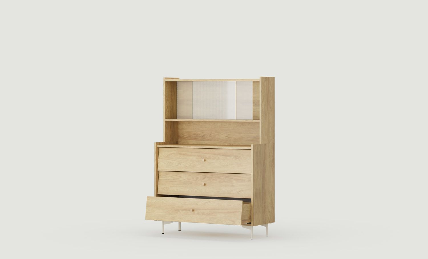 Dulap SKRA SKR42
Culoare: Hickory natural
Picior: Milky Way
Mâner: Buton stejar
