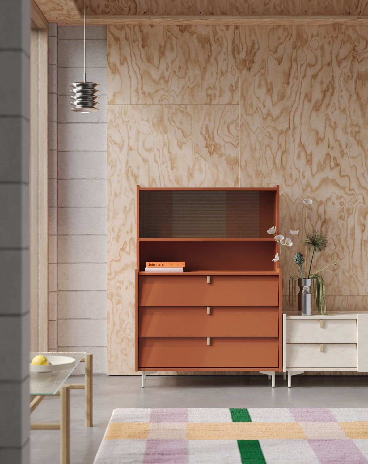 Dulap SKRA SKR42
Culoare: Fiery Terracotta
Picior: Milky Way
Mâner: Oak Wedge