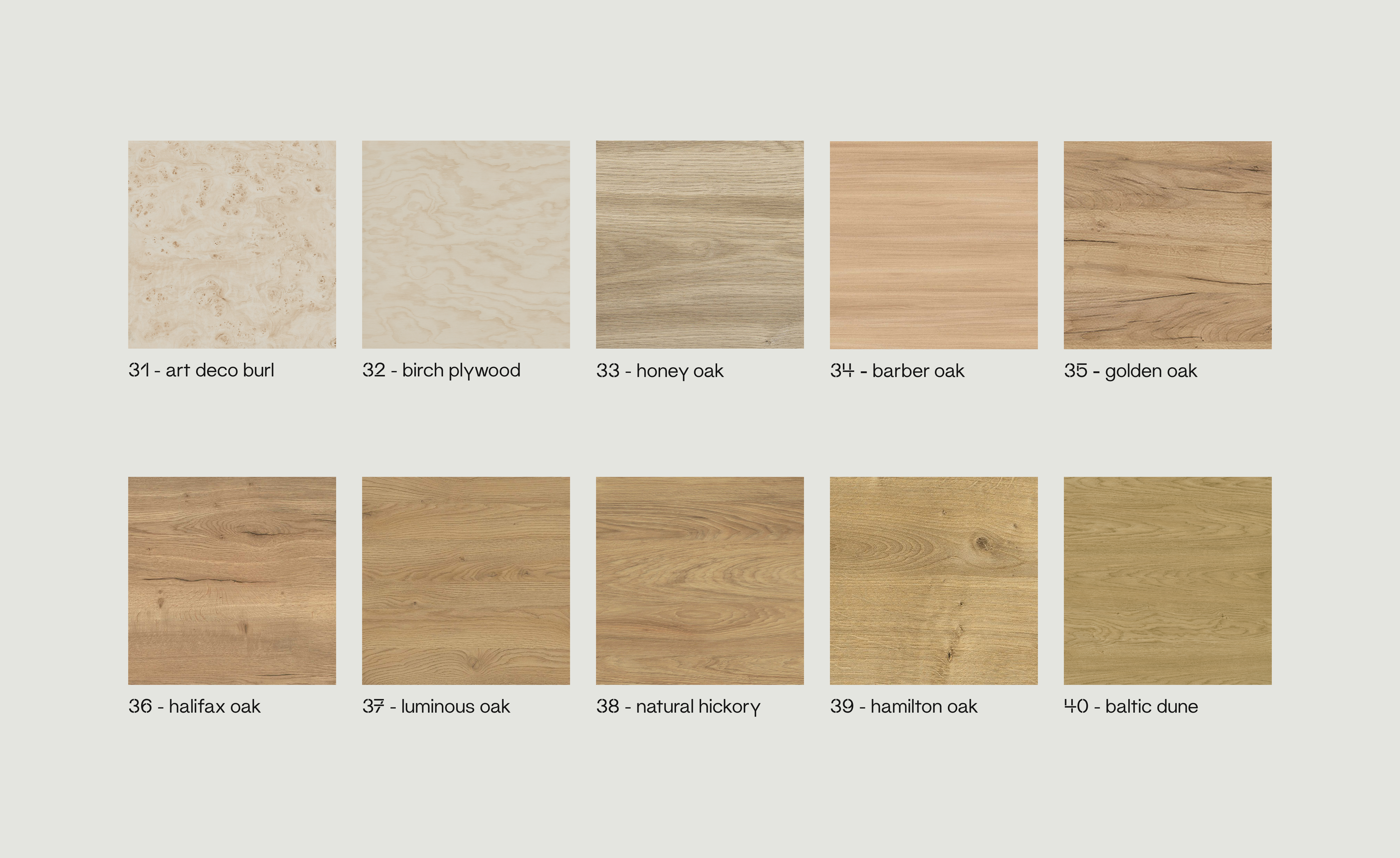 Set de mostre de carton laminat