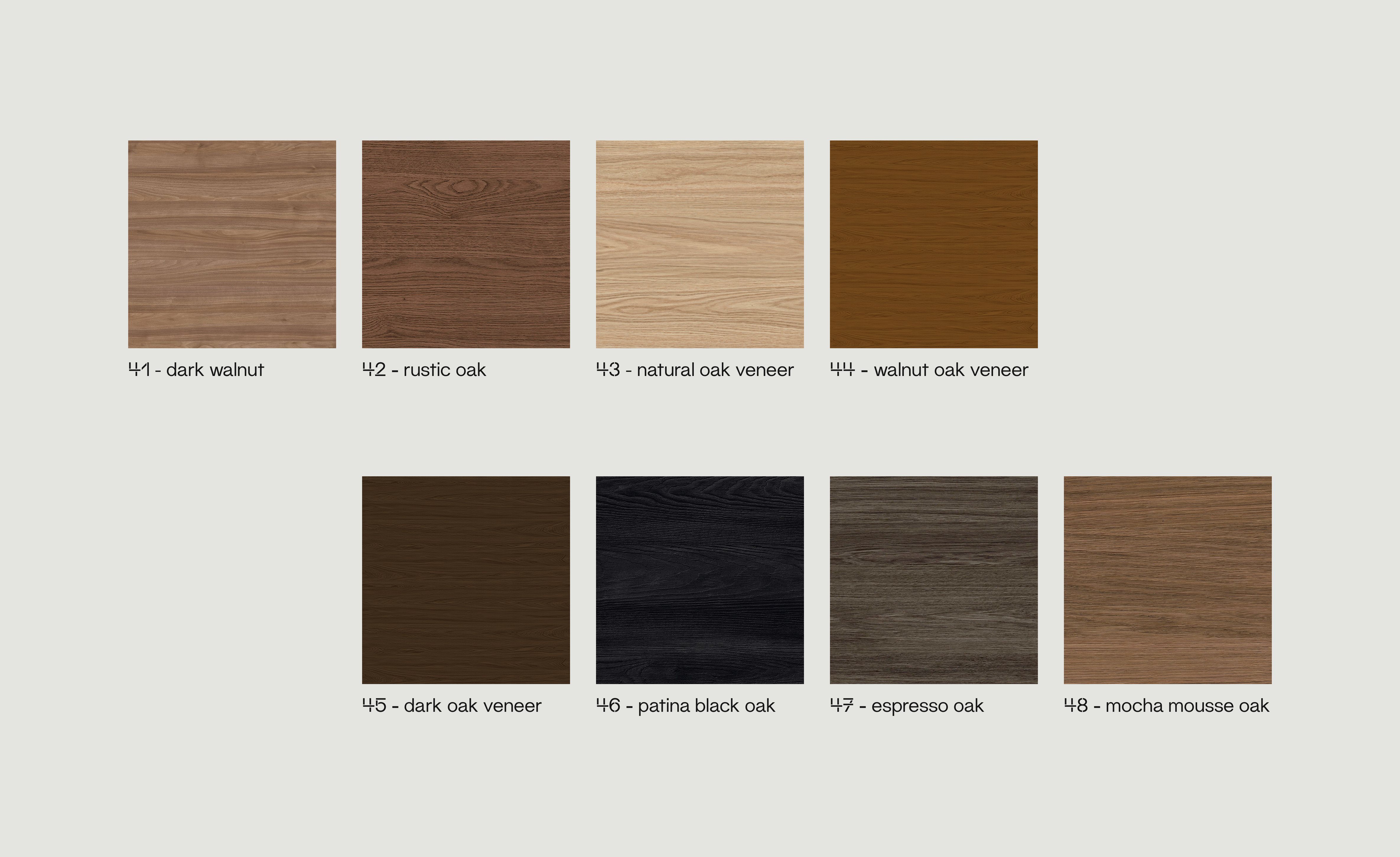 Set de mostre de carton laminat