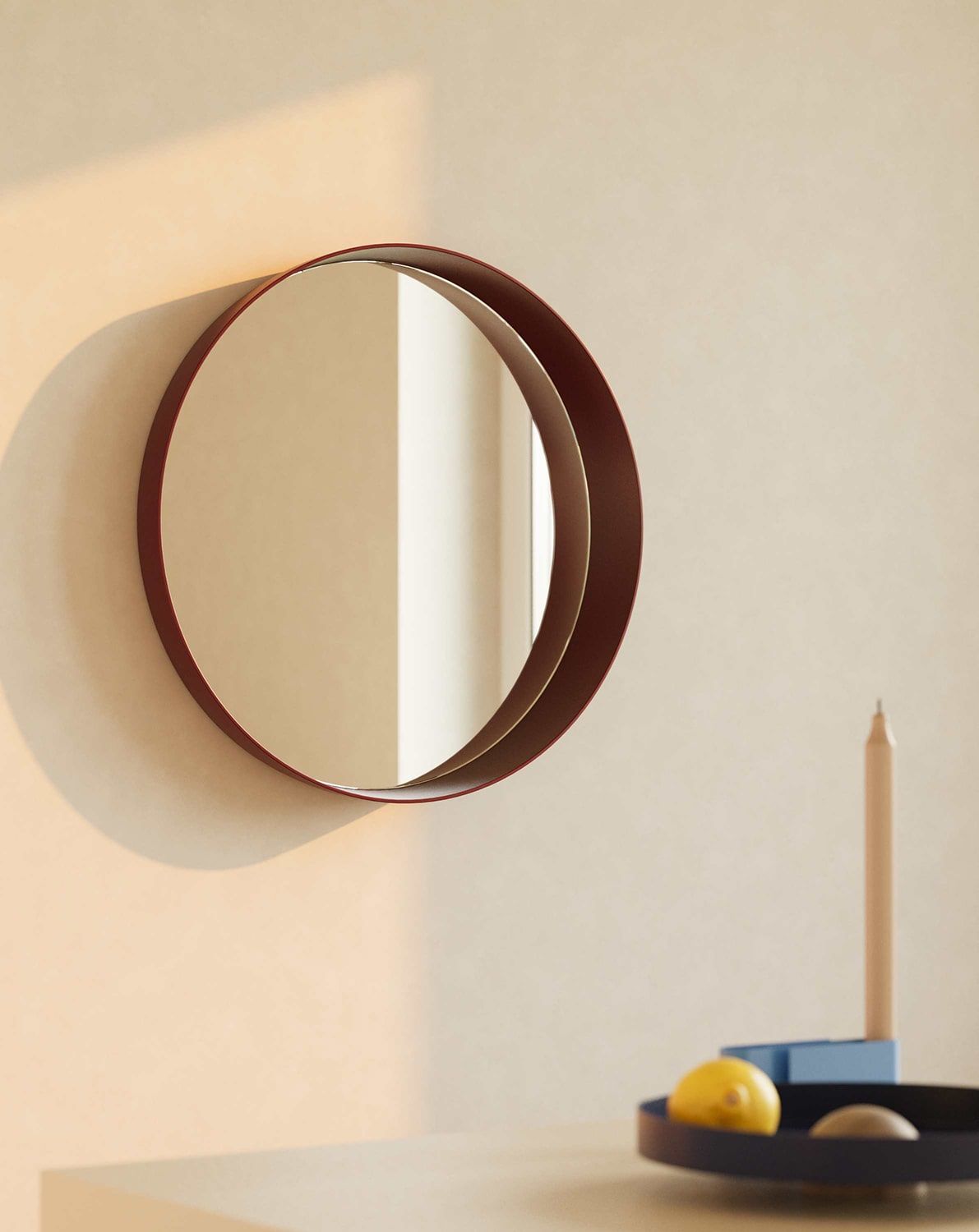 Oglindă LULO Ø58 cm
Culoare: Porto