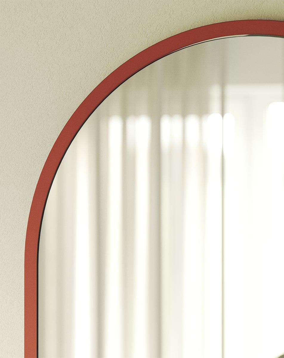 Oglindă suspendată cu raft LAYERS LAY53
Culoarea ramei, a panoului de sub oglindă: Fiery Terracotta
Tipul de panou al oglinzii: Clasic