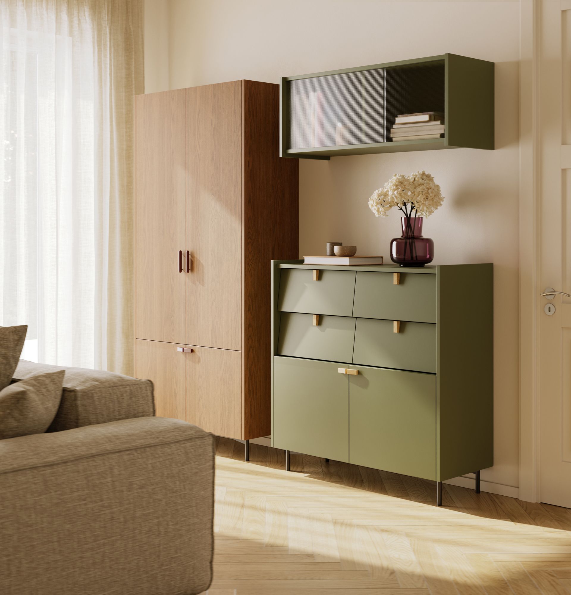 Pavilion cu geam dublu SKRA SKR81
Culoare: Verde cypress
Sticlă: Ornamental Mons