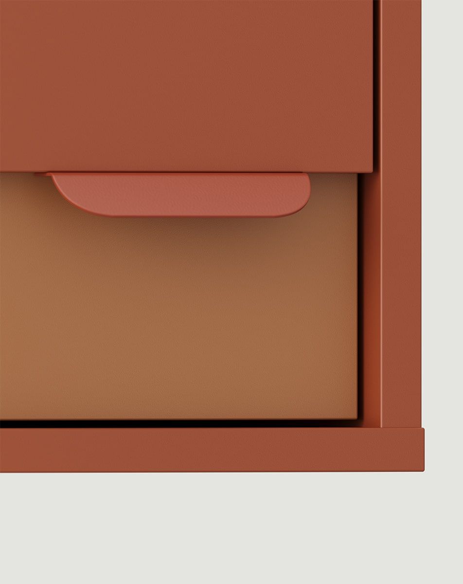 LAYERS triplu păun LAY31
Culoare: Fiery Terracotta
Culoarea celui de-al doilea strat frontal: Sahara Deep
Mâner: LAYERS 110 Fire Terracotta