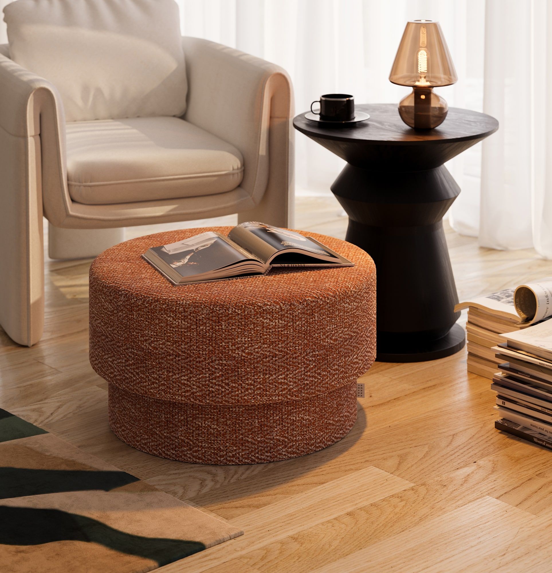 Pouf mic KOMO PU3N