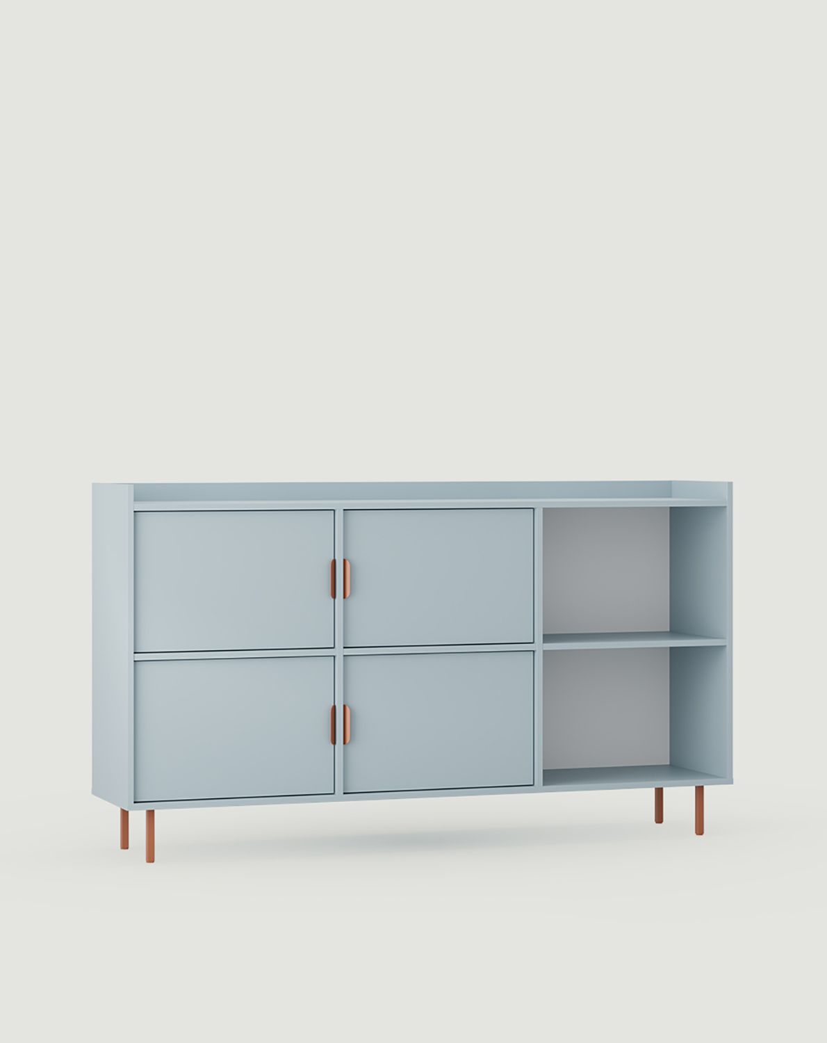 Bibliotecă de birou SIGI SRPRO2
Culoare: Dove Blue
Picior: Sahara Deep
Mâner: LAYERS 110 Sahara Deep
