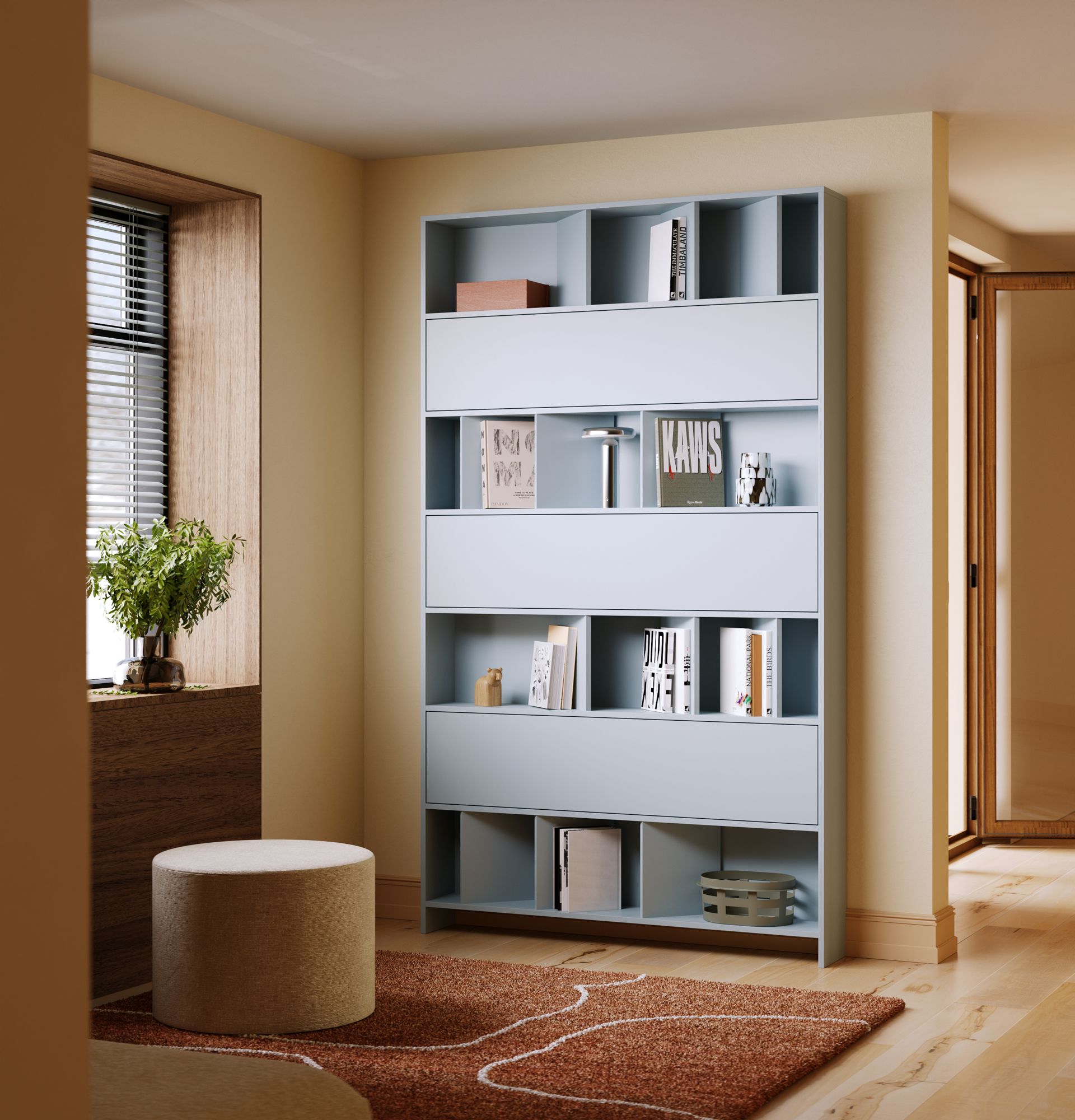 Bibliotecă YUTO YSZ03
Culoare: Dove Blue
                            