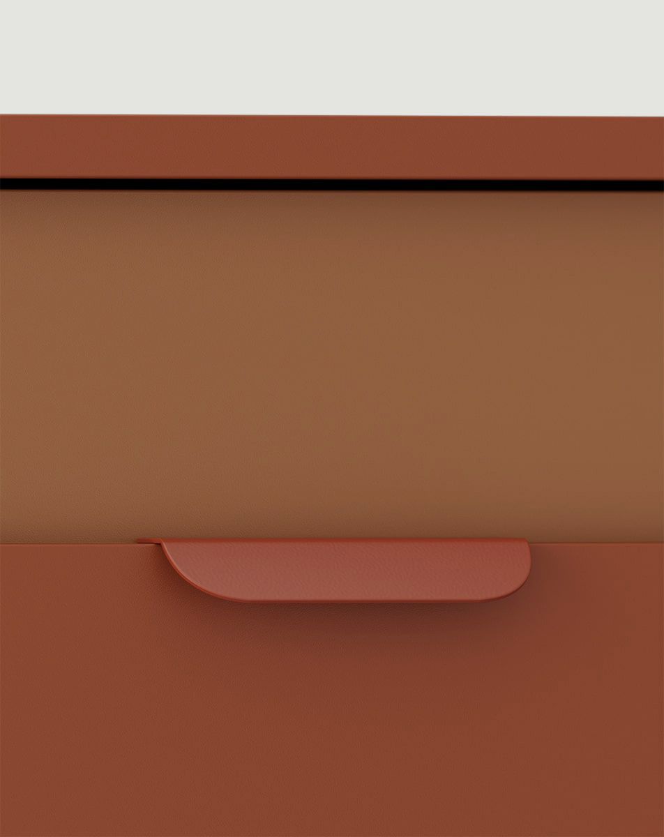 Dulap șifonier LAYERS LAY56
Culoare: Fiery Terracotta
Culoarea stratului frontal: Sahara Deep
Mâner: Mâner LAYERS 110 Fire Terracotta
                                                        