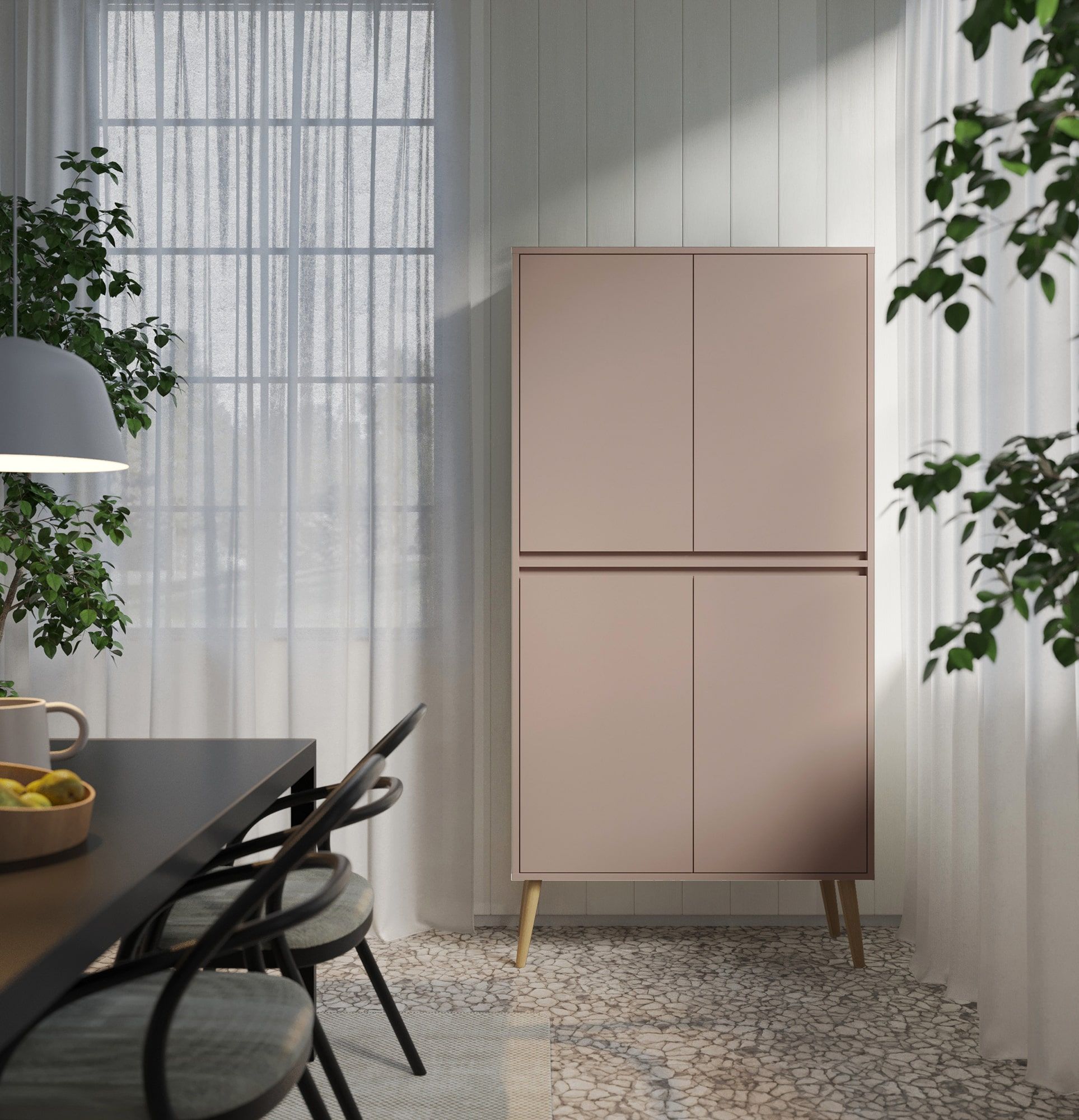 Piedestal FENRIS FS2
Culoare: Antique Rose
Picior: Stejar cu role uleios