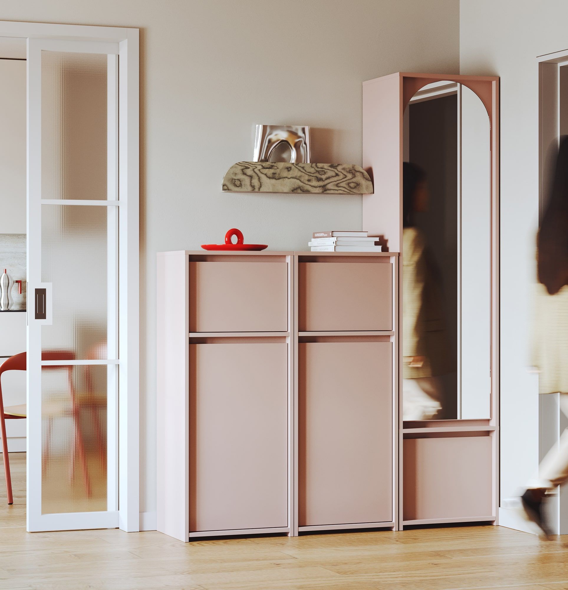 Piedestal RAGNAR cu oglindă RA05
Culoare: Antique Rose