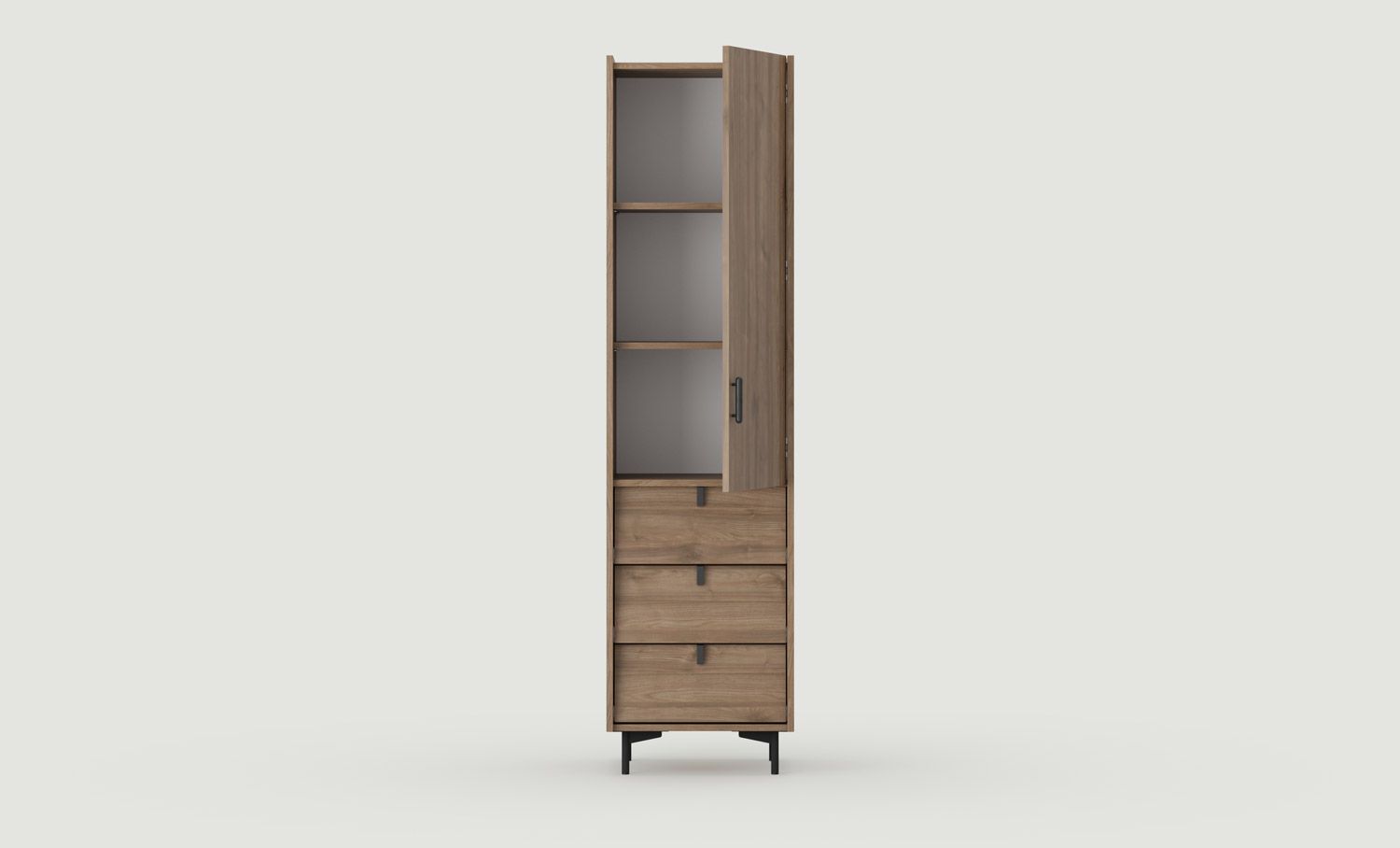 Piedestal SKRA SKR76
Culoare: Walnut Dark
Mâner superior: Cigar Black
Mâner inferior: Wedge Black
Picior: Negru