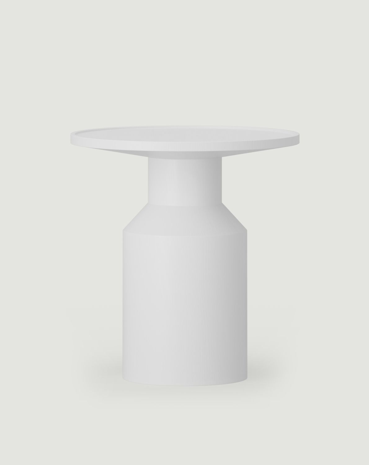 Masă de cafea din lemn FLAT SK2 Alb