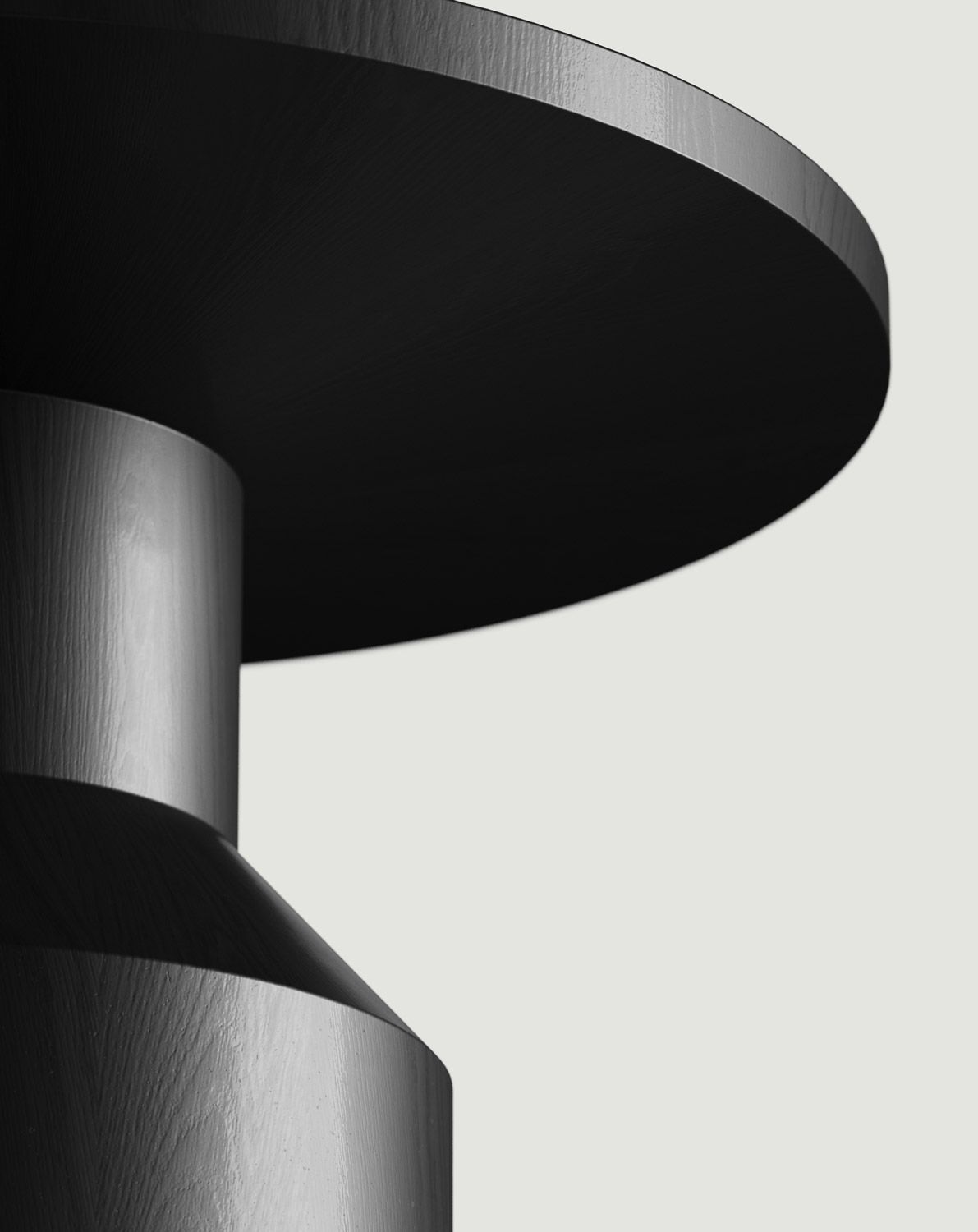 Masă de cafea din lemn FLAT SK2 Black