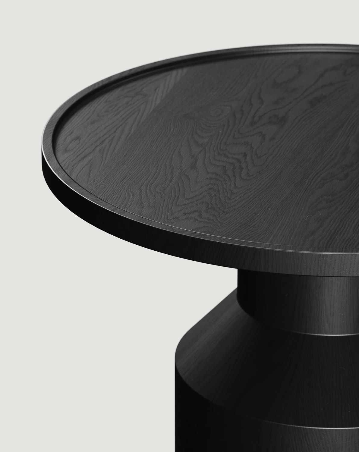 Masă de cafea din lemn FLAT SK2 Black