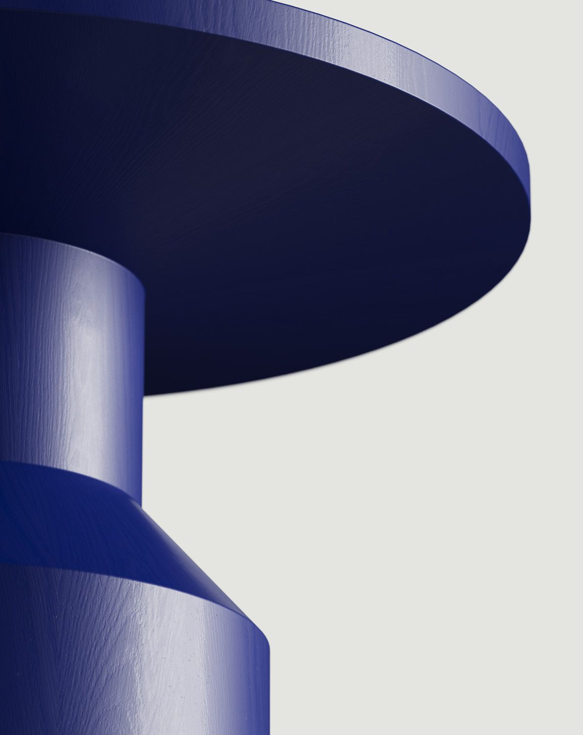 Masă de cafea din lemn FLAT SK2 Cobalt
