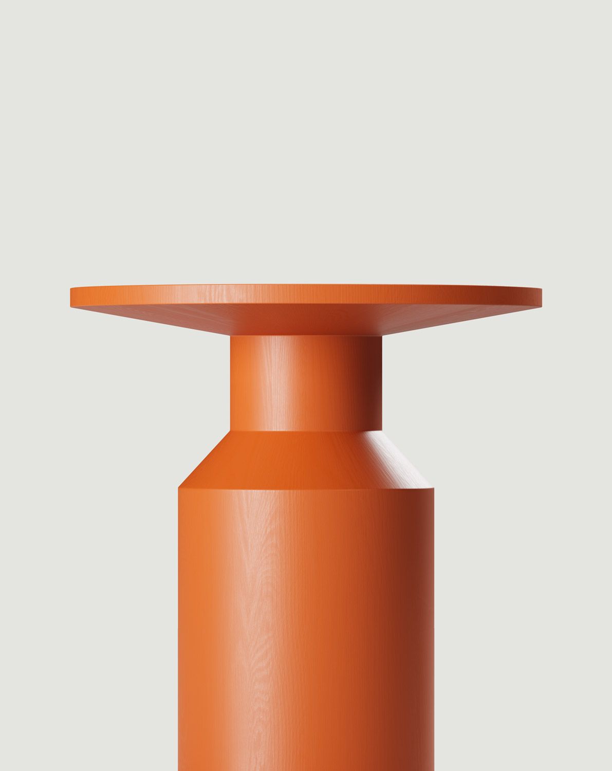 Masă de cafea din lemn FLAT SK2 Mandarin