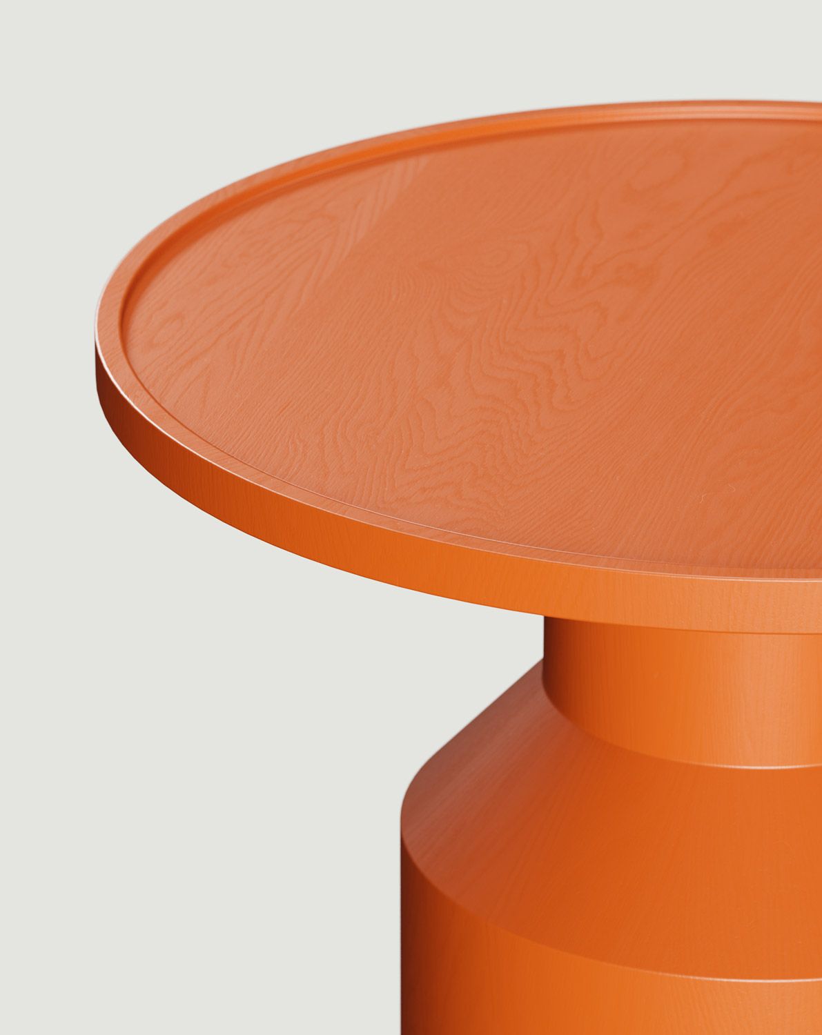 Masă de cafea din lemn FLAT SK2 Mandarin