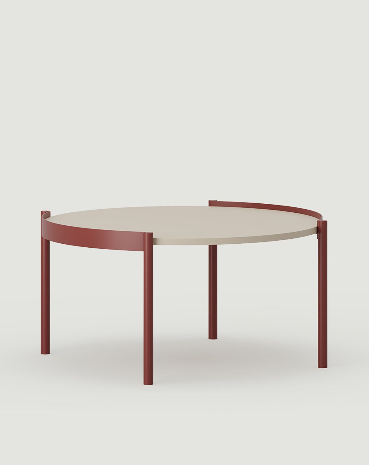 MIT L Măsuță de cafea Champagne Beige - Martian Red
                            
                            