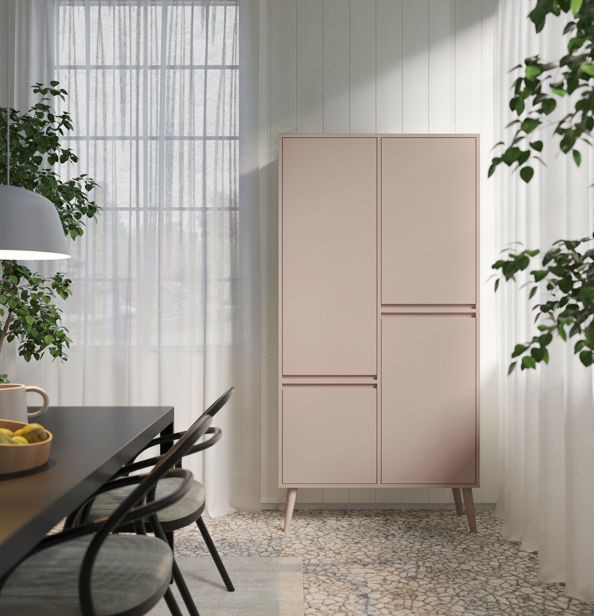FENRIS dulap adânc cu bară SZF5
Culoare: Antique Rose
Picior: Fag Bej role