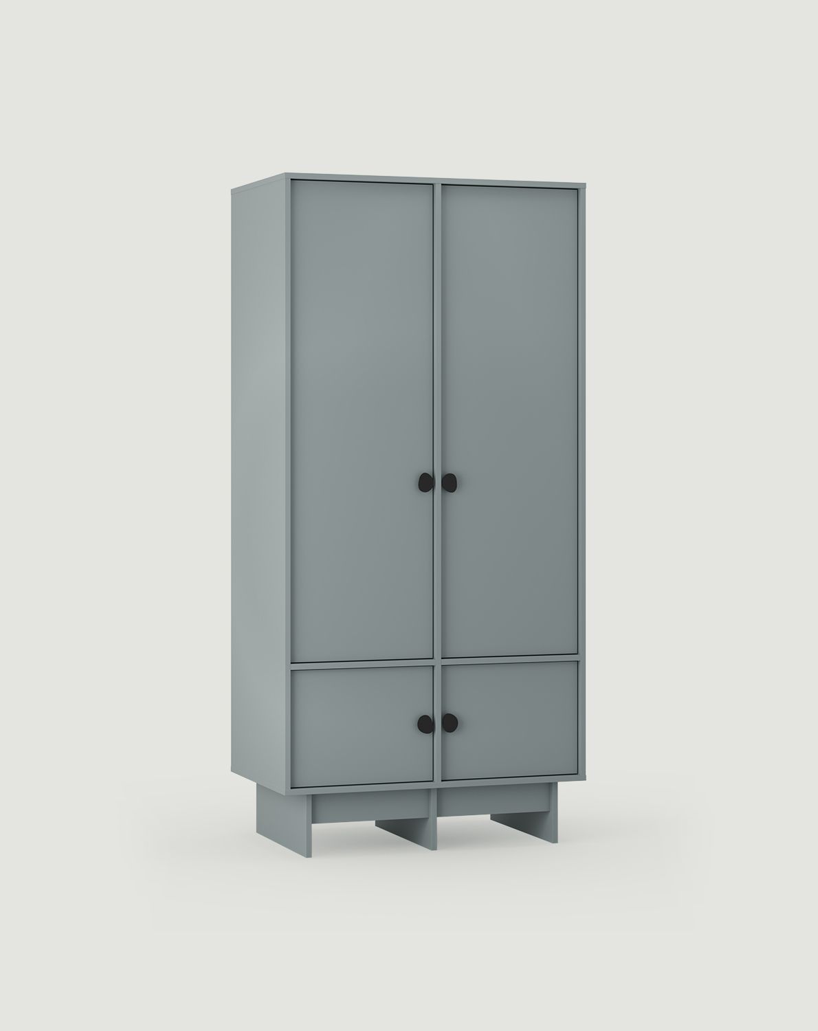 Dulap adânc cu două bare KABE SZK09 în stil JAPANDI
Culoare: Dusk Blue
Mâner: Mâner din oțel Black Stain