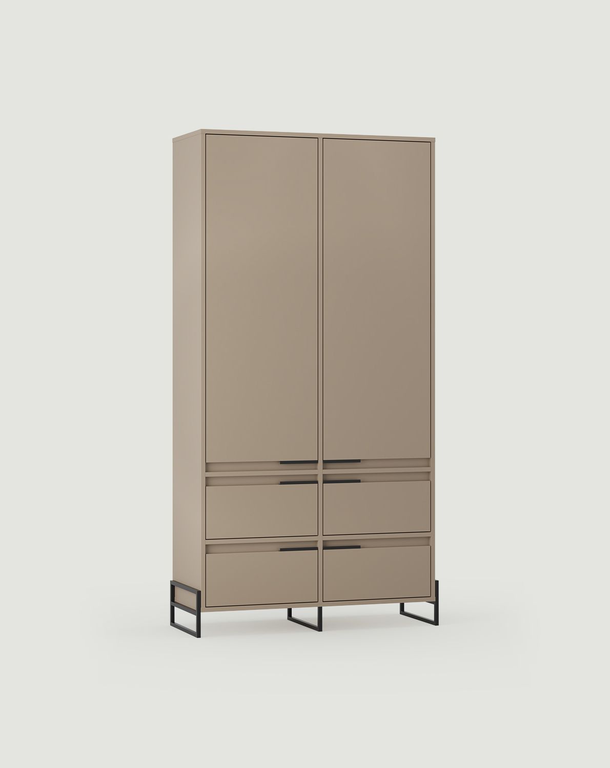 Dulap INEA ISZ2S
Culoare: Ash Clay
Culoarea picioarelor și a mânerelor: Oțel Inea Negru
                            