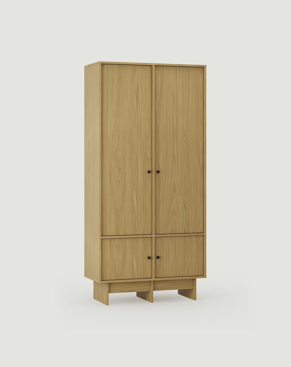 Dulap KABE SZK02 în stil JAPANI
Culoare: furnir de stejar natural
Mâner: Mâner cu bilă Black KD