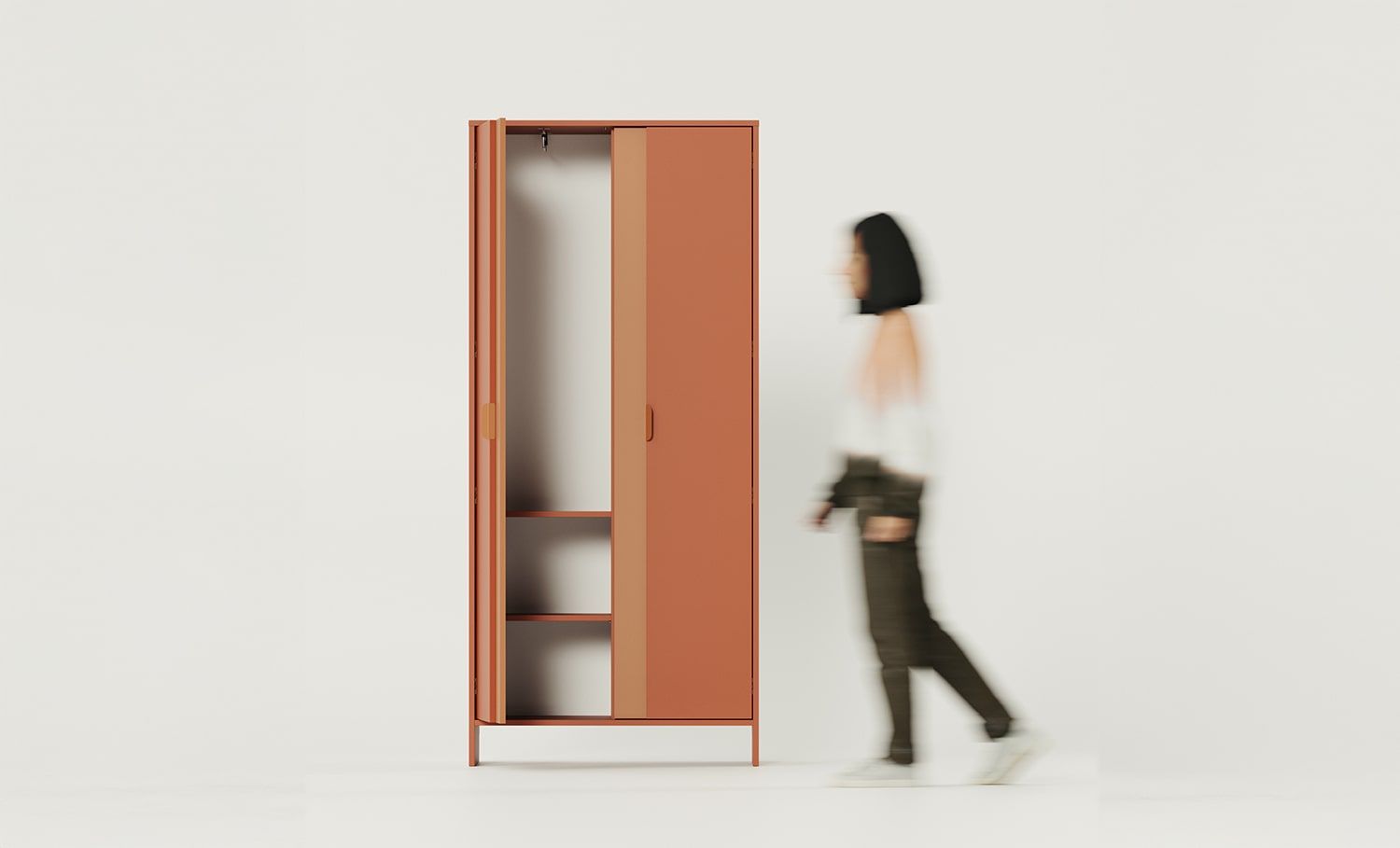 Dulap LAYERS LAY42
Culoare: Fiery Terracotta
Culoarea 2: Sahara Deep
Mâner: Mâner margine LAYERS 110 Fire Terracotta