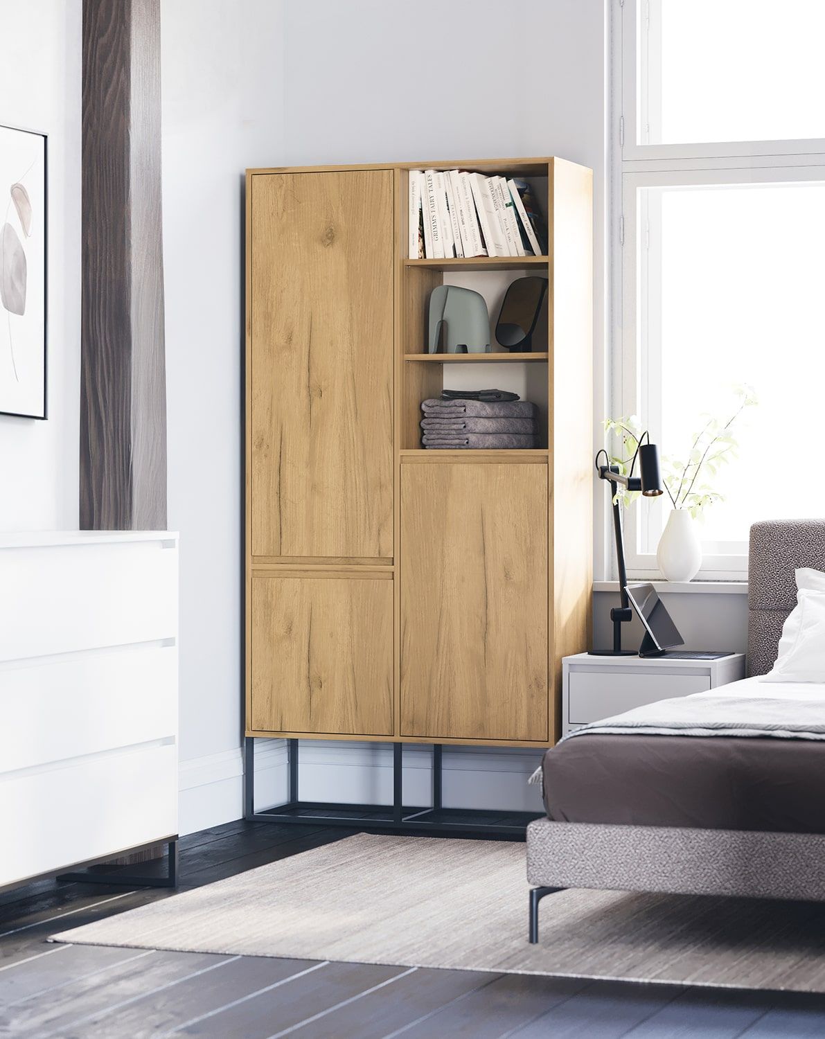 Dulap ODIS SZO3
Culoare: Stejar auriu
Culoarea picioarelor: ODIS Steel Black