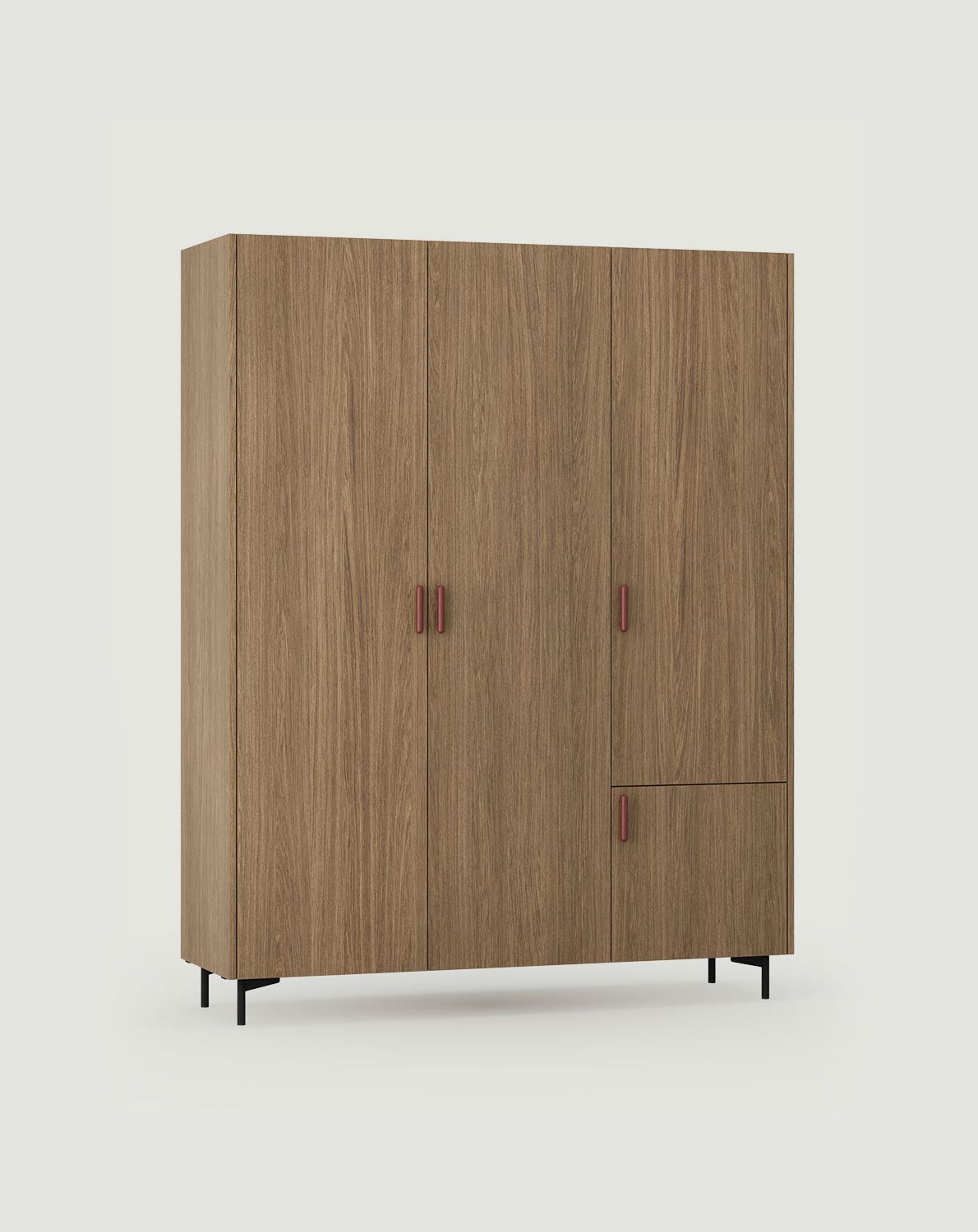 Dulap SKRA SKR54
Culoare: stejar ciocolatiu
Picior: Negru
Mâner: Cigar Burgundy