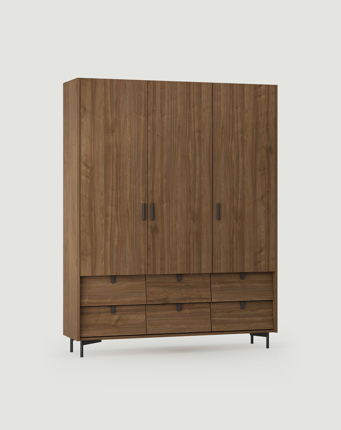 Dulap SKRA SKR58
Culoare: Dark Walnut
Mâner de sus: Cigar Black
Mâner inferior: Wedge Negru
Picior: Negru