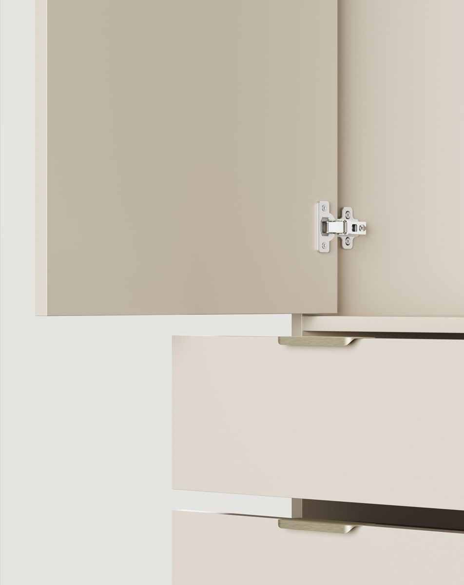 Dulap cu rafturi SIGI SZS5
Culoare: Champagne Beige
Mâner: LING Gold
                            