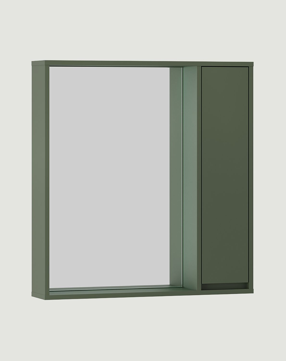 Dulap de perete pentru baie cu oglindă ODIS WOLL01
Culoare: Cypress Green