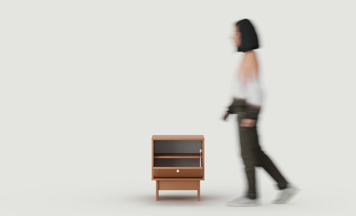 Dulap pentru pantofi KABE KSB01 în stil JAPANDI
Culoare: Sahara Deep
Mâner: mâner cu bilă din lemn KD
