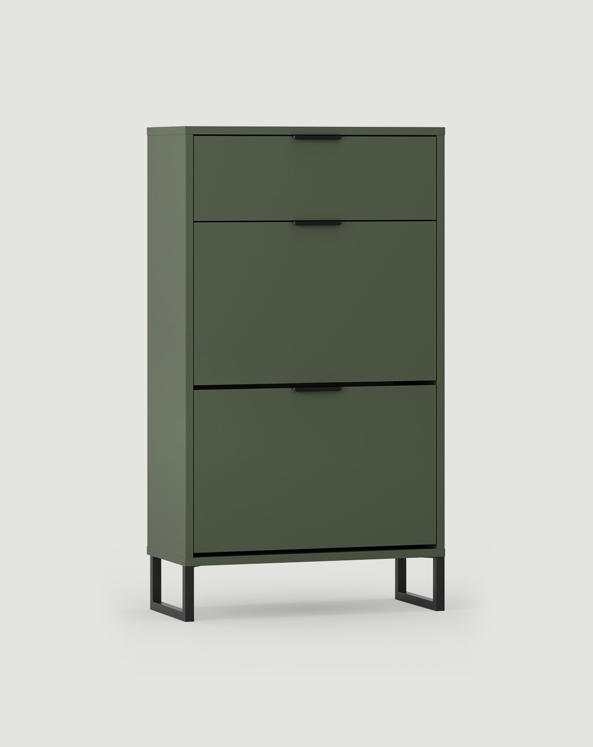Dulap pentru pantofi cu clapetă ODIS SBK4DSO
Culoare: Cypress Green
Culoare picior: ODIS Steel Black
Mâner: Mâner LING negru KLCZ