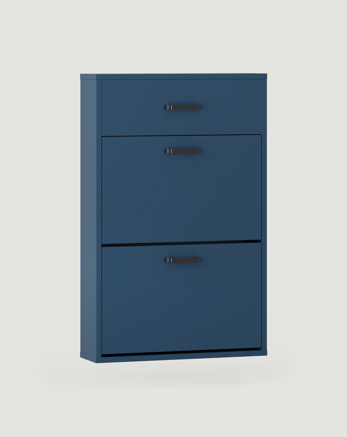 Dulap suspendat pentru pantofi SBK4
Culoare: Tyrolean Blue
Mâner: Mâner JORD negru JCZ